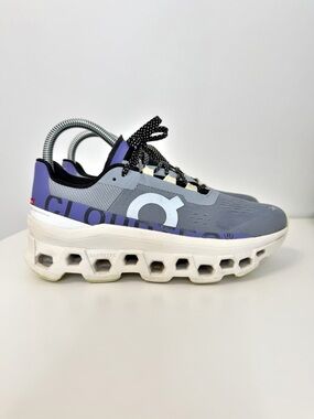 On Running Cloudmonster Mist Blueberry Size Women’s 6.5 Helion Cloudtec